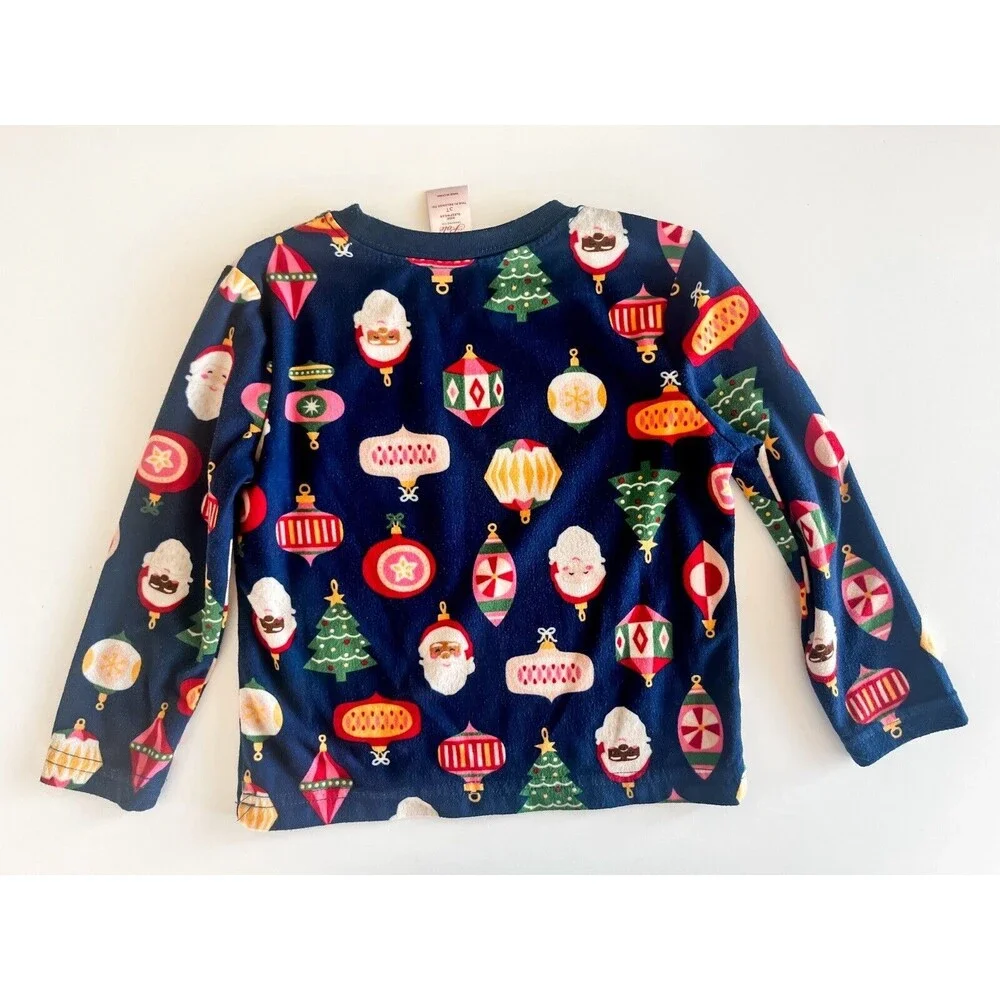 North Pole Christmas Santa Long Sleeve Pajama Set Size 3T